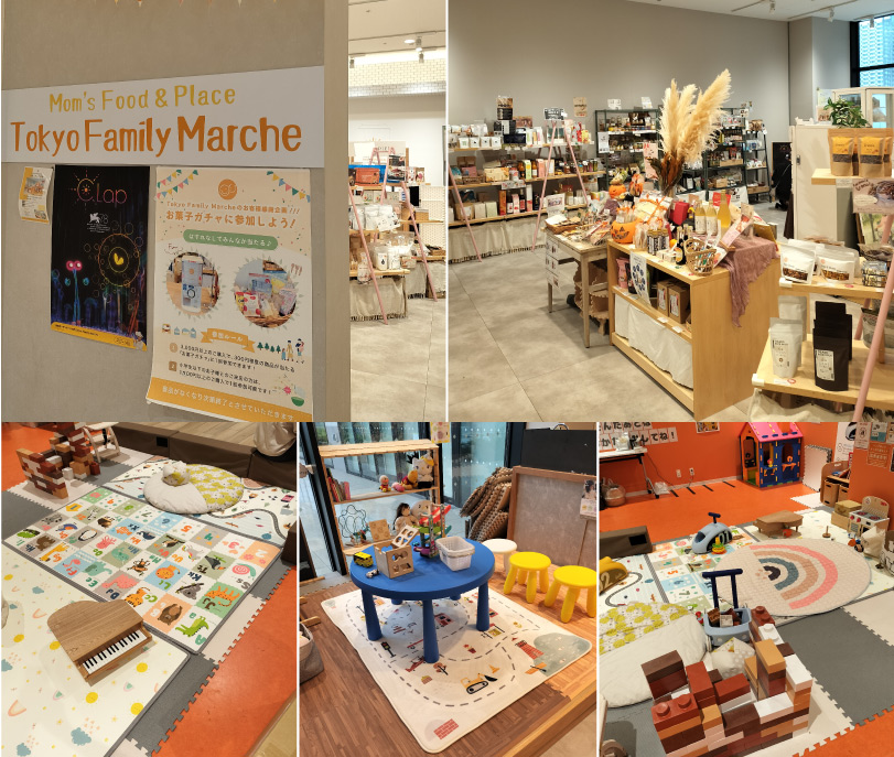 有明ガーデン４F「Tokyo Family Marche」の様子